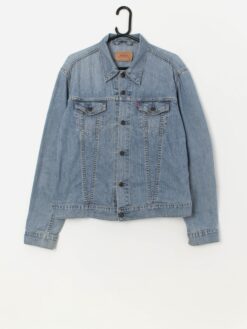 Women's Levis for girls pale blue denim jacket - M