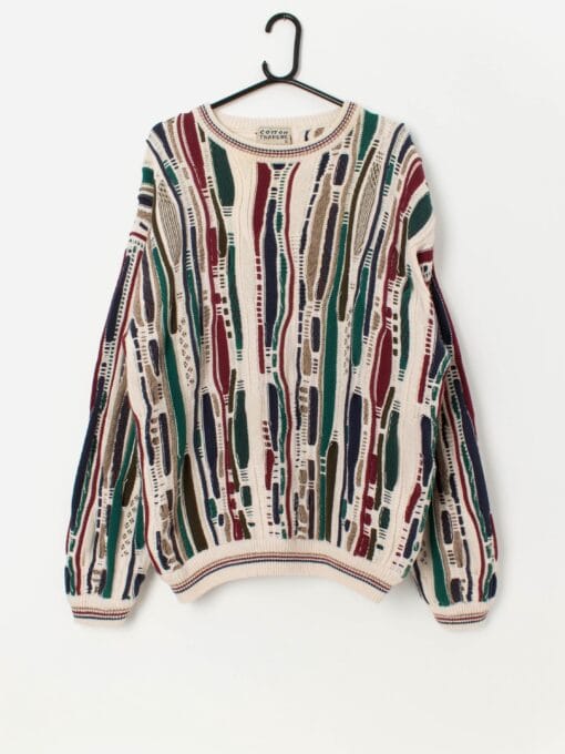 90s vintage Cotton Traders coogi style jumper - Large / XL