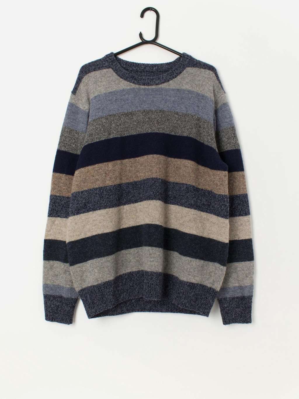 Joseph Turner Shetland wool striped jumper - Large
