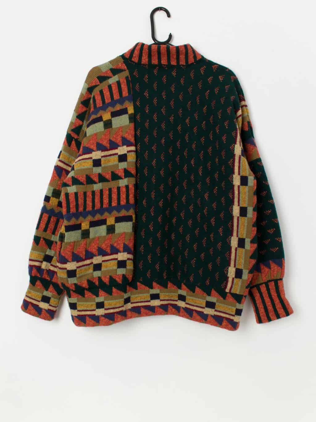 Rare 80s vintage Annie Hall cardigan, fully lined - Large / XL - Image 3