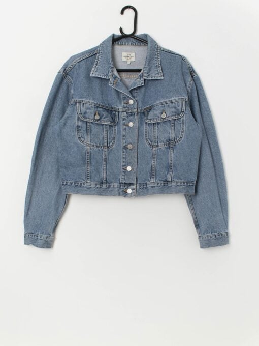 Vintage Calvin Klein Jeans cropped denim jacket, stonewash blue - Medium / Large