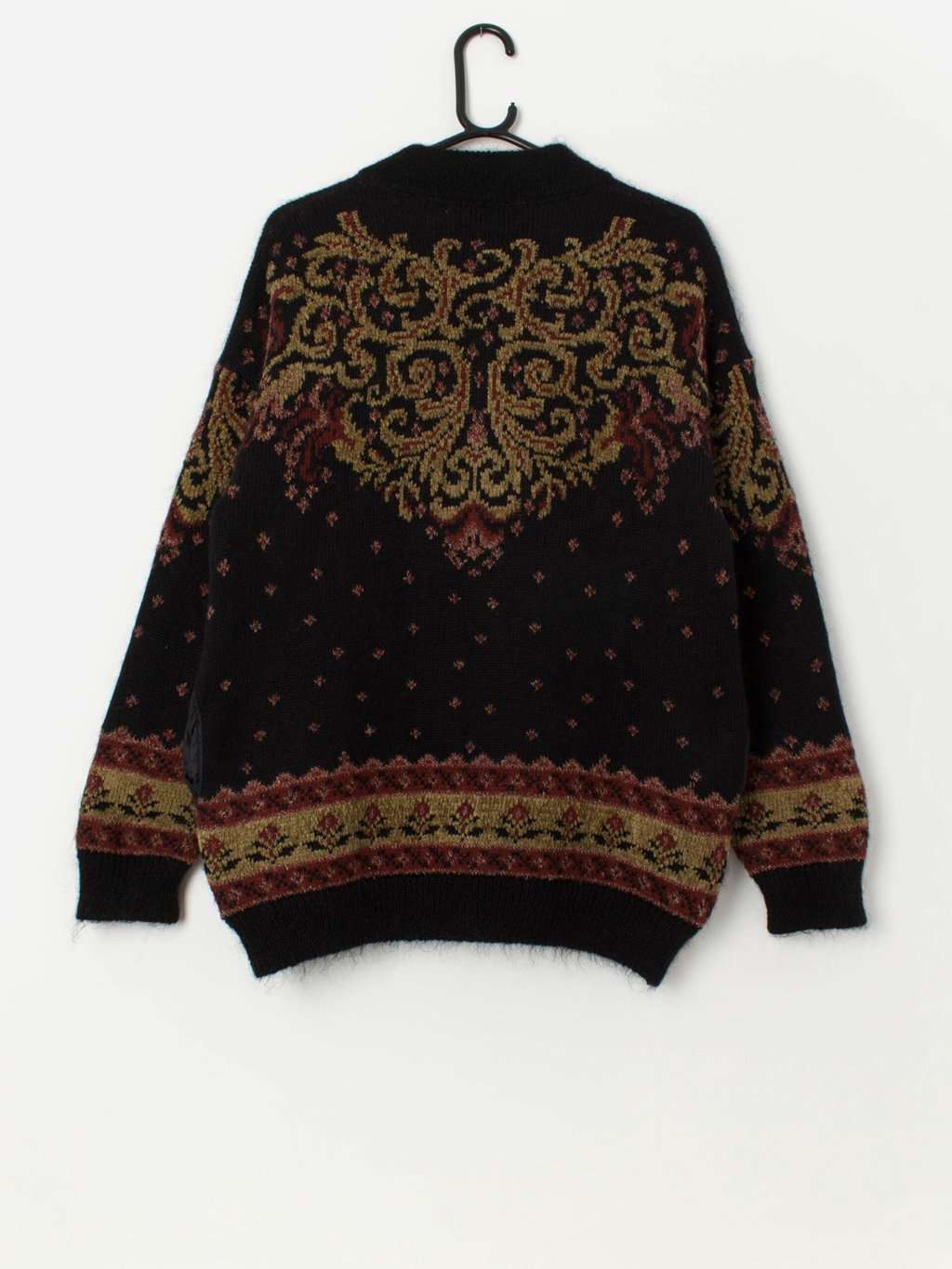 90s vintage St Michael oversized cardigan coat, made in UK - Medium / Large - Image 3