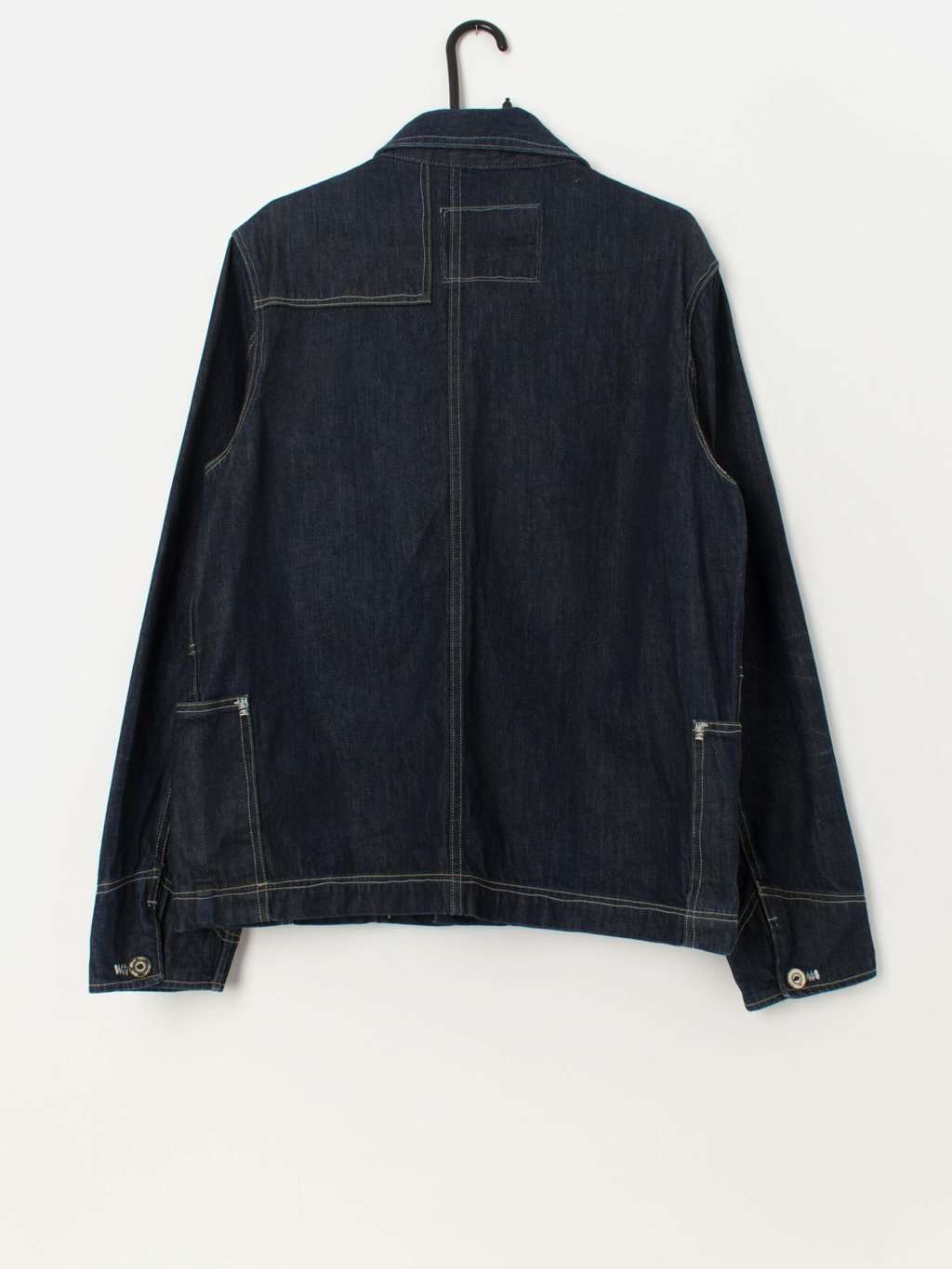 Y2K vintage Levis denim jacket with unique pockets - Medium - Image 3