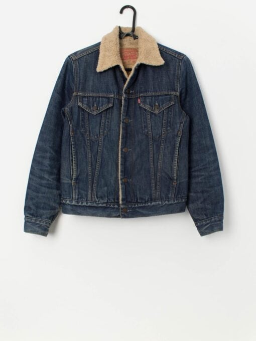 Men's vintage Levis 71550 sherpa denim jacket - XS / Small
