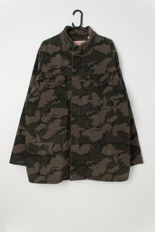 Men's Levis camo jacket with fold away hood - 2XL