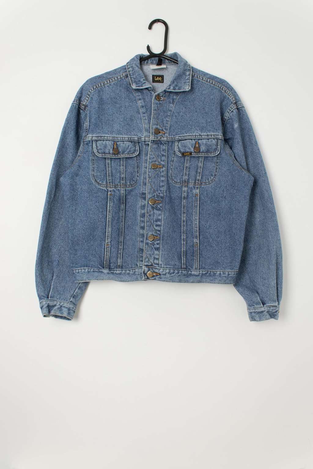 Vintage Lee stonewash blue denim jacket - Medium