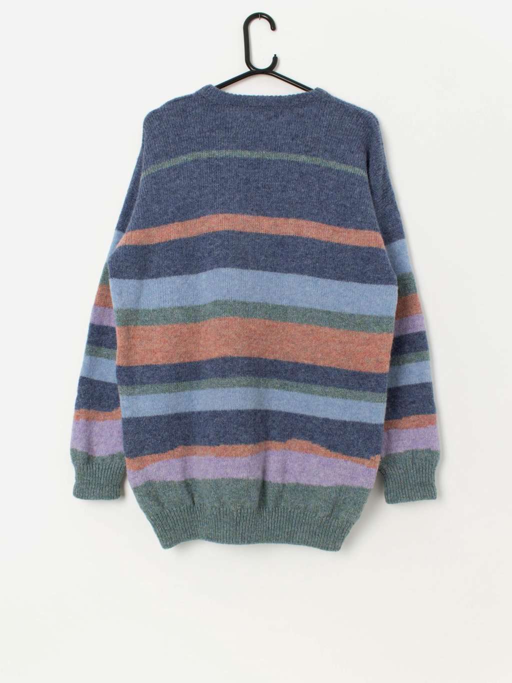 Vintage Chapter House striped wool sweater with white bird - Large - Image 3