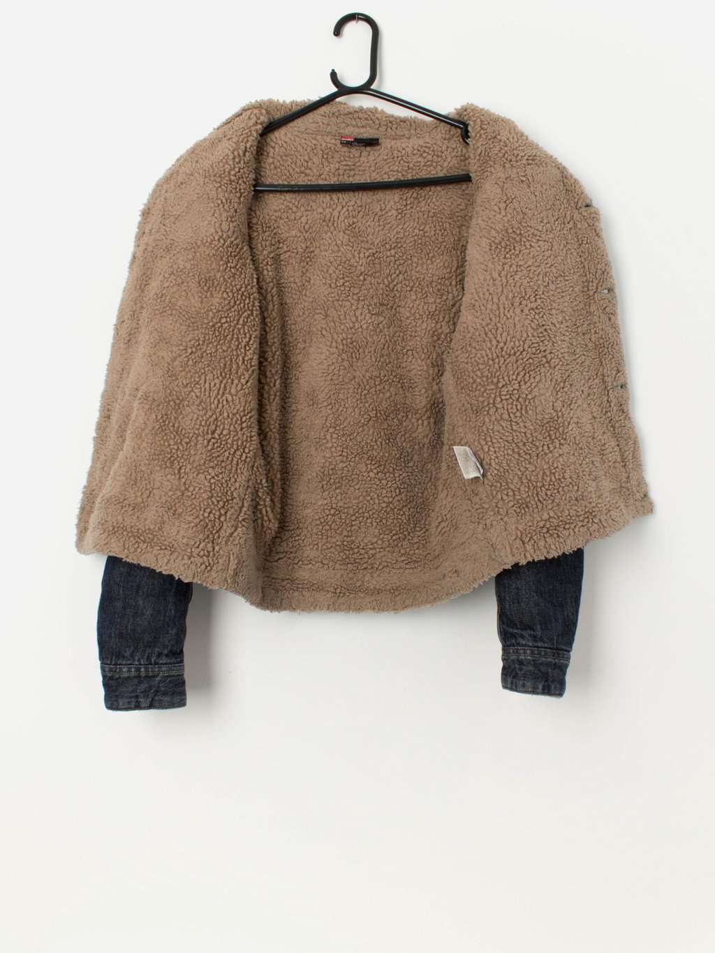 Vintage Diesel Y2K sherpa denim jacket - Medium - Image 3