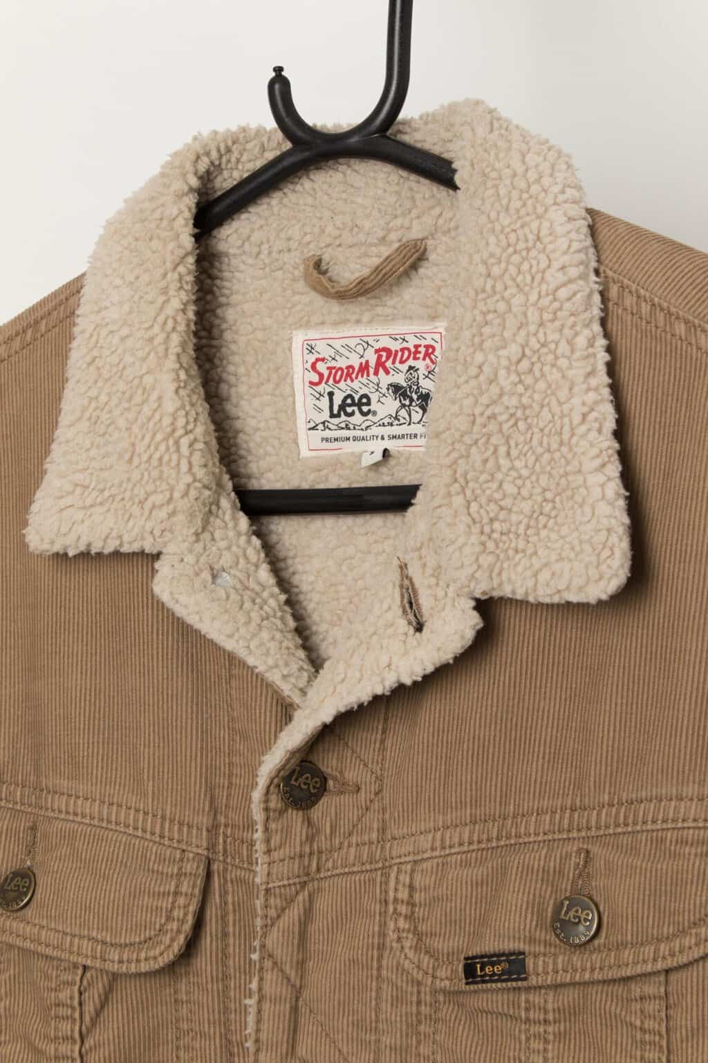 Men's Lee Storm Rider cord jacket in pale brown - S / M - Image 2