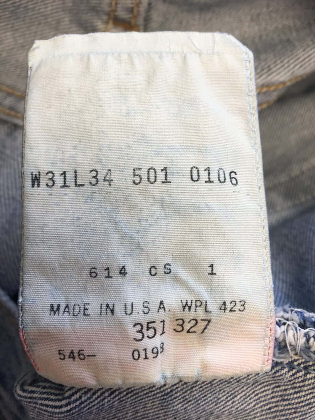 Vintage Levis 501 jeans 30 x 33.5 blue stonewash USA made 90s - Image 5