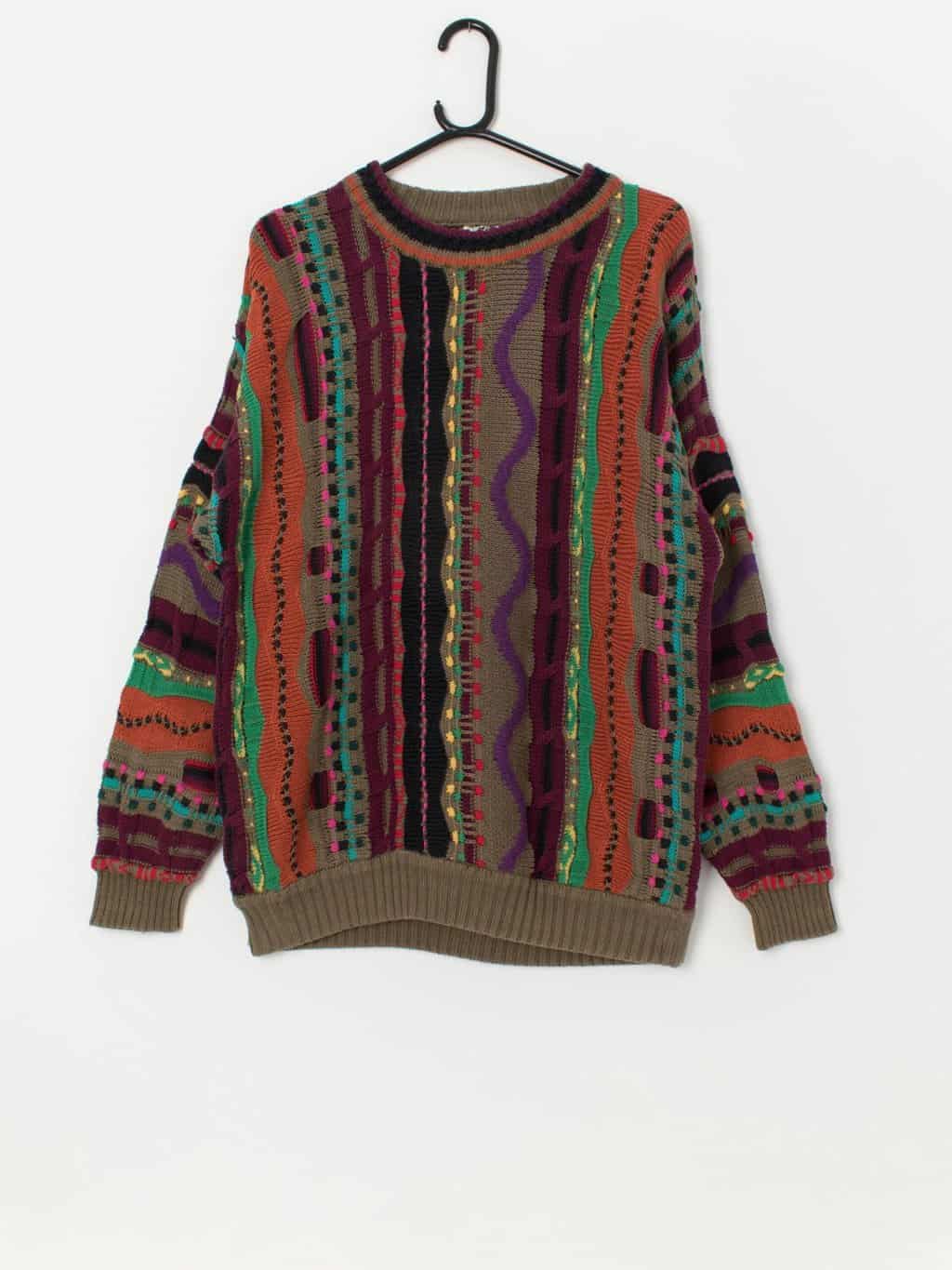 90s vintage Kalaroo Australia coogi style sweater - Medium