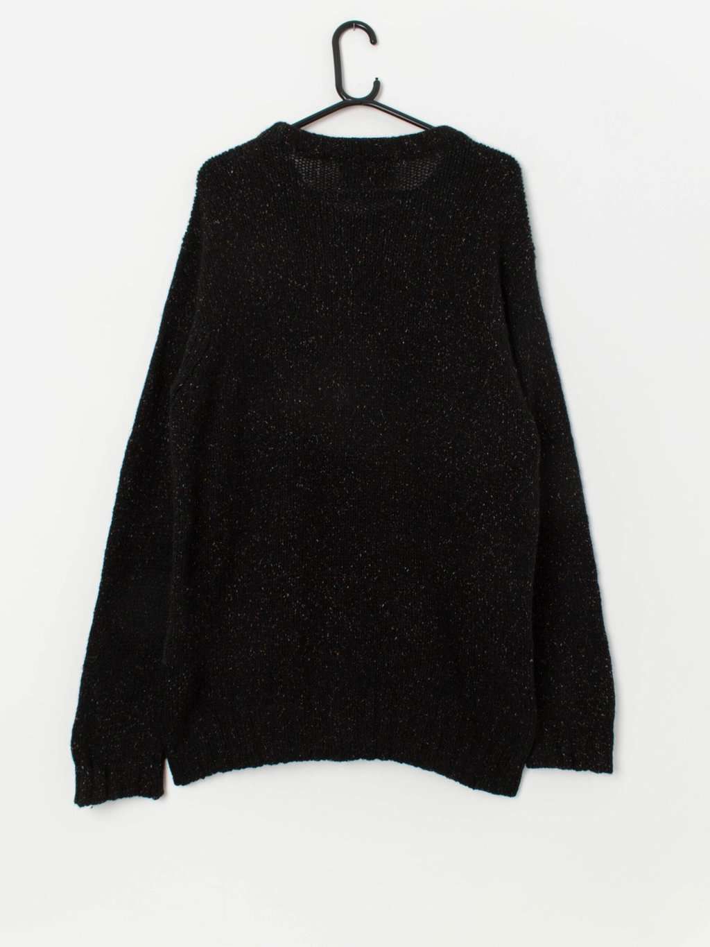 90s vintage Scott Officer checked sweater, made in Scotland - Medium - Image 3