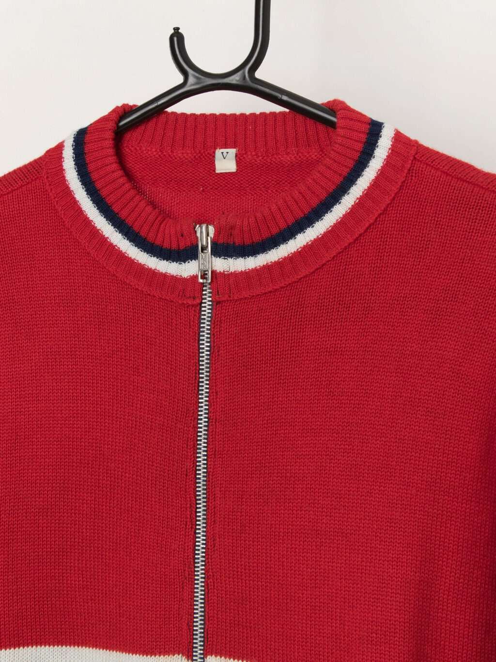 70s vintage knitted cardigan, made in Italy - Large - Image 2