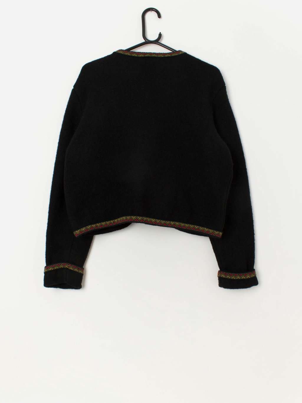 90s vintage Laura Ashley cropped wool jacket - M - Image 3