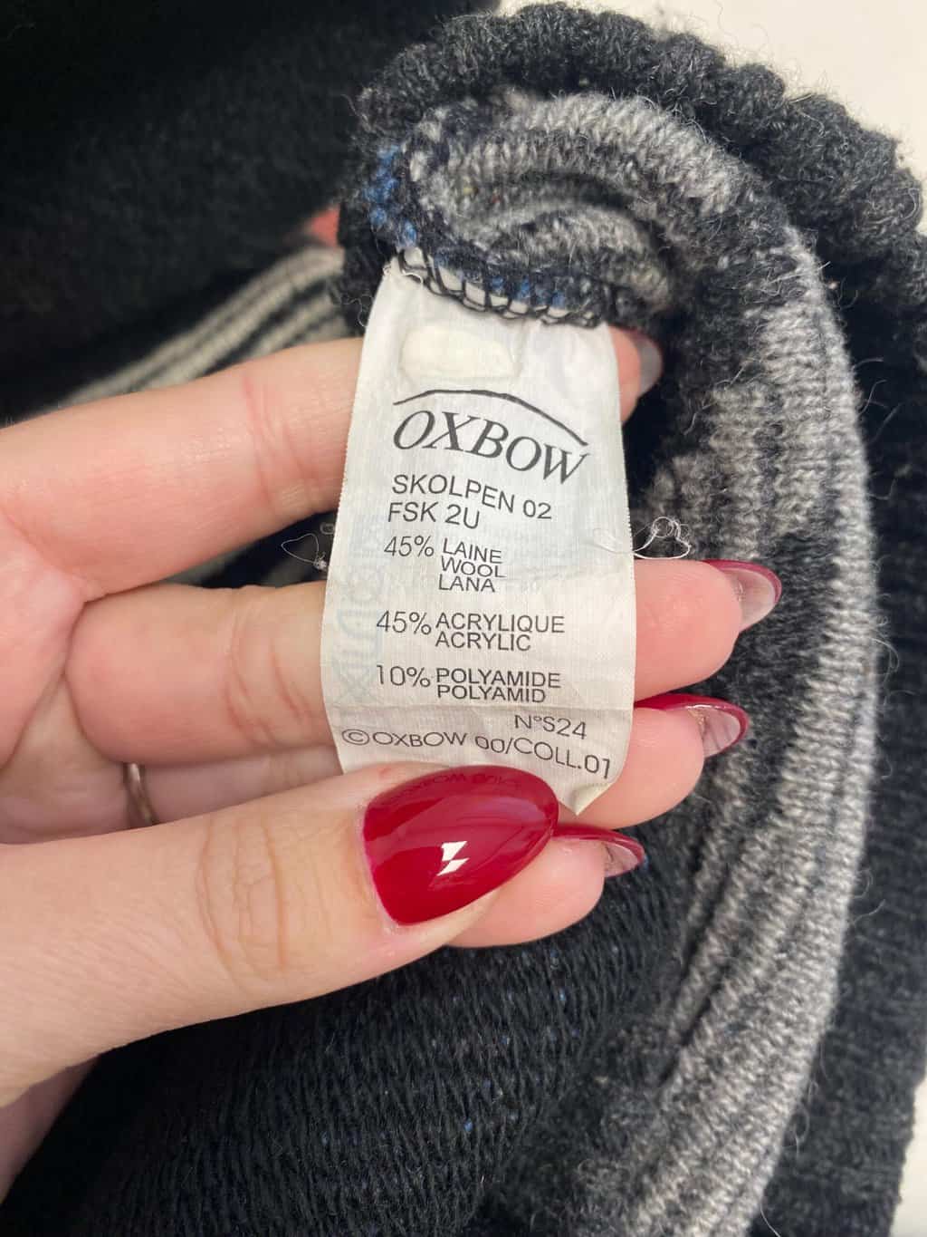 Y2K vintage Oxbow turtle neck jumper - Large - Image 5