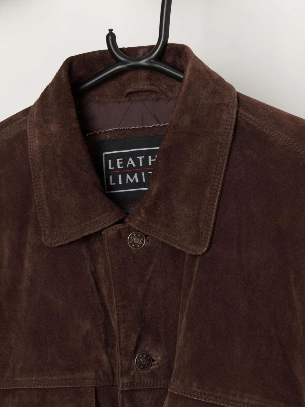 90s vintage brown suede bomber jacket - Medium - Image 3