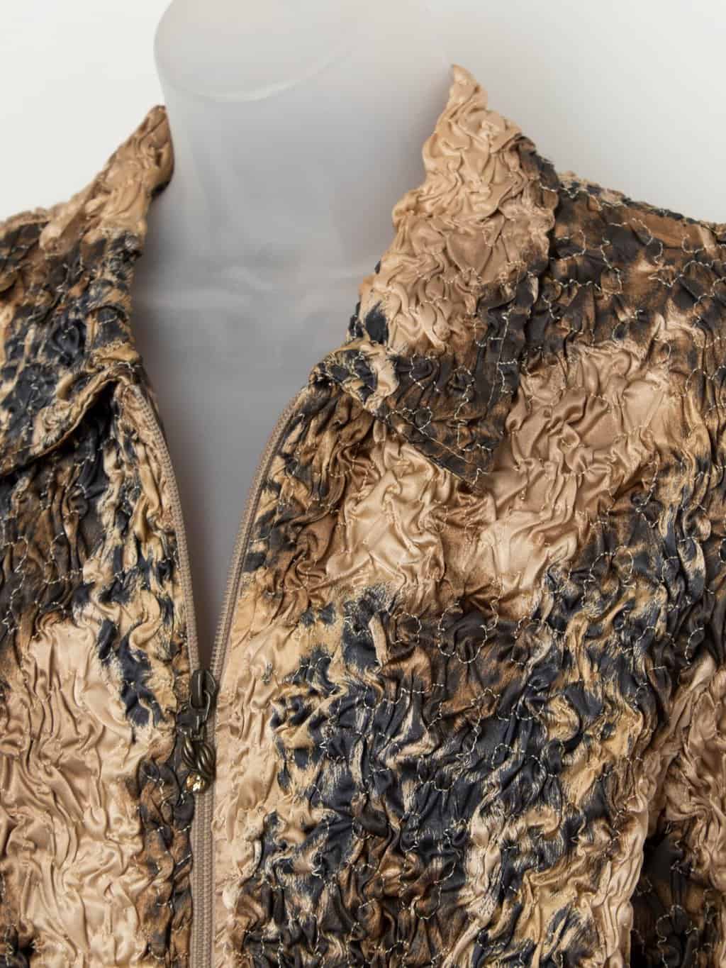 Vintage Joseph Ribkoff crease top, fitted blouse party top - Small / Medium - Image 3