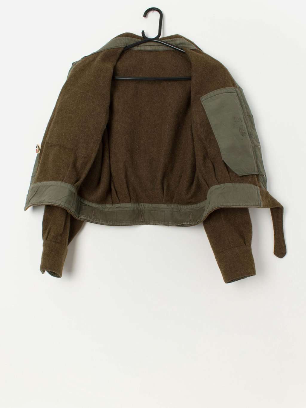 Vintage British/Dutch WW2 style battledress jacket with 'Home Guard' armband - Small / Medium - Image 5