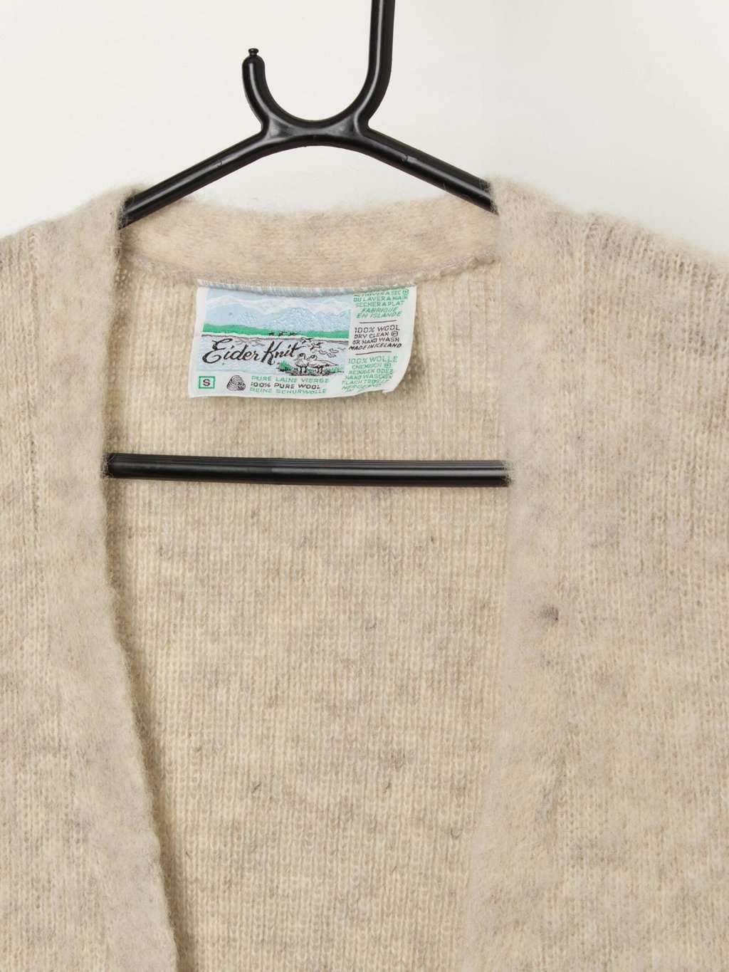 Vintage knitted wool vest by Eiden Knit - Medium - Image 2