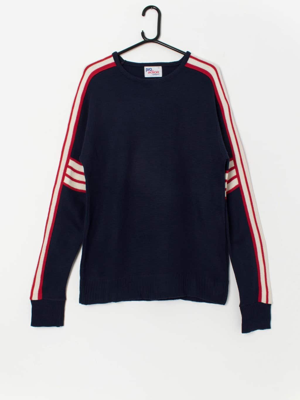 Vintage navy ski jumper, made in USA - Small / Medium