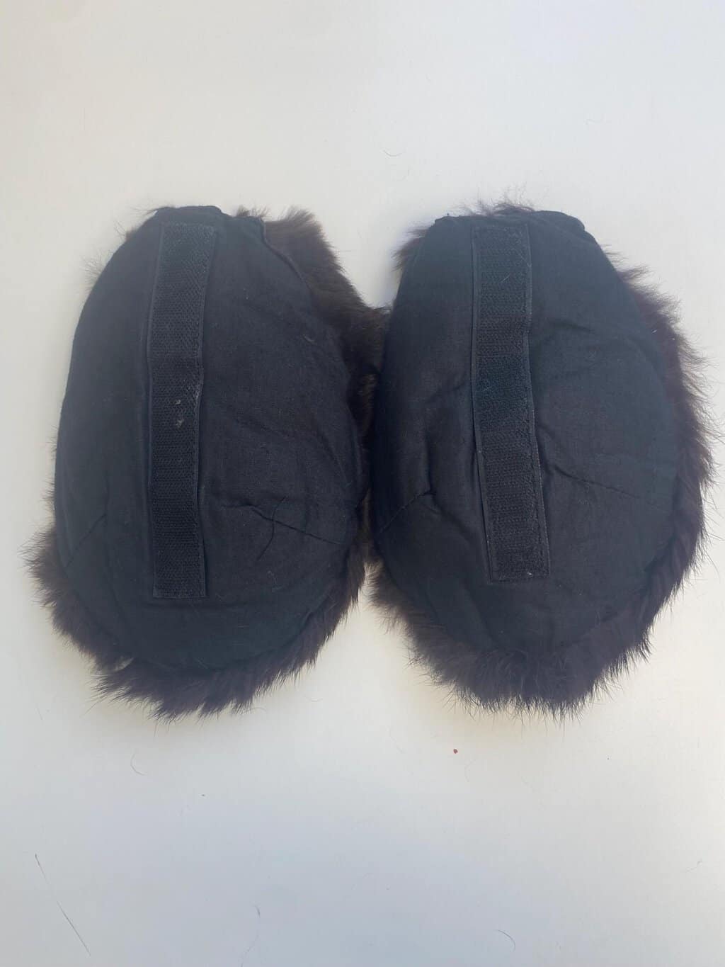 80s vintage fur lined leather coat in brown - L - Image 6