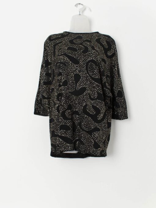 80s vintage sequin top, sparkly party top - Large