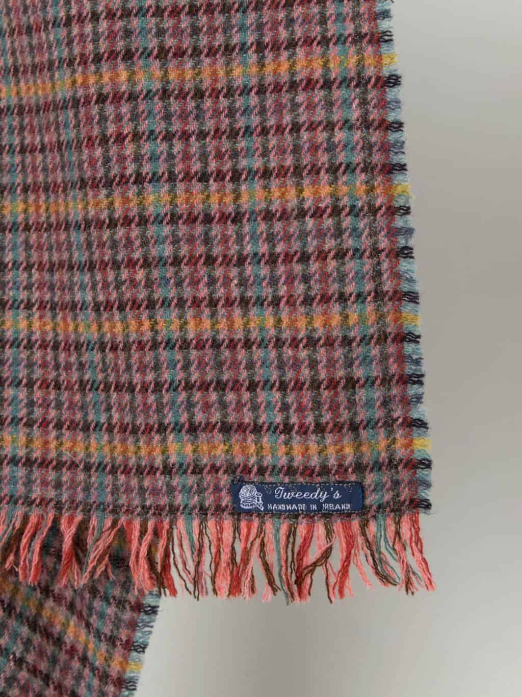 Vintage Tweedy's Irish wool tweed scarf - One size - Image 2