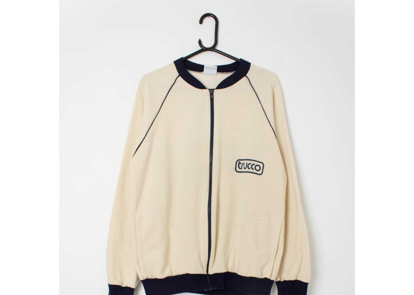 Vintage Trucco jacket cotton track jacket 80s graphic mountain - Medium - Image 4