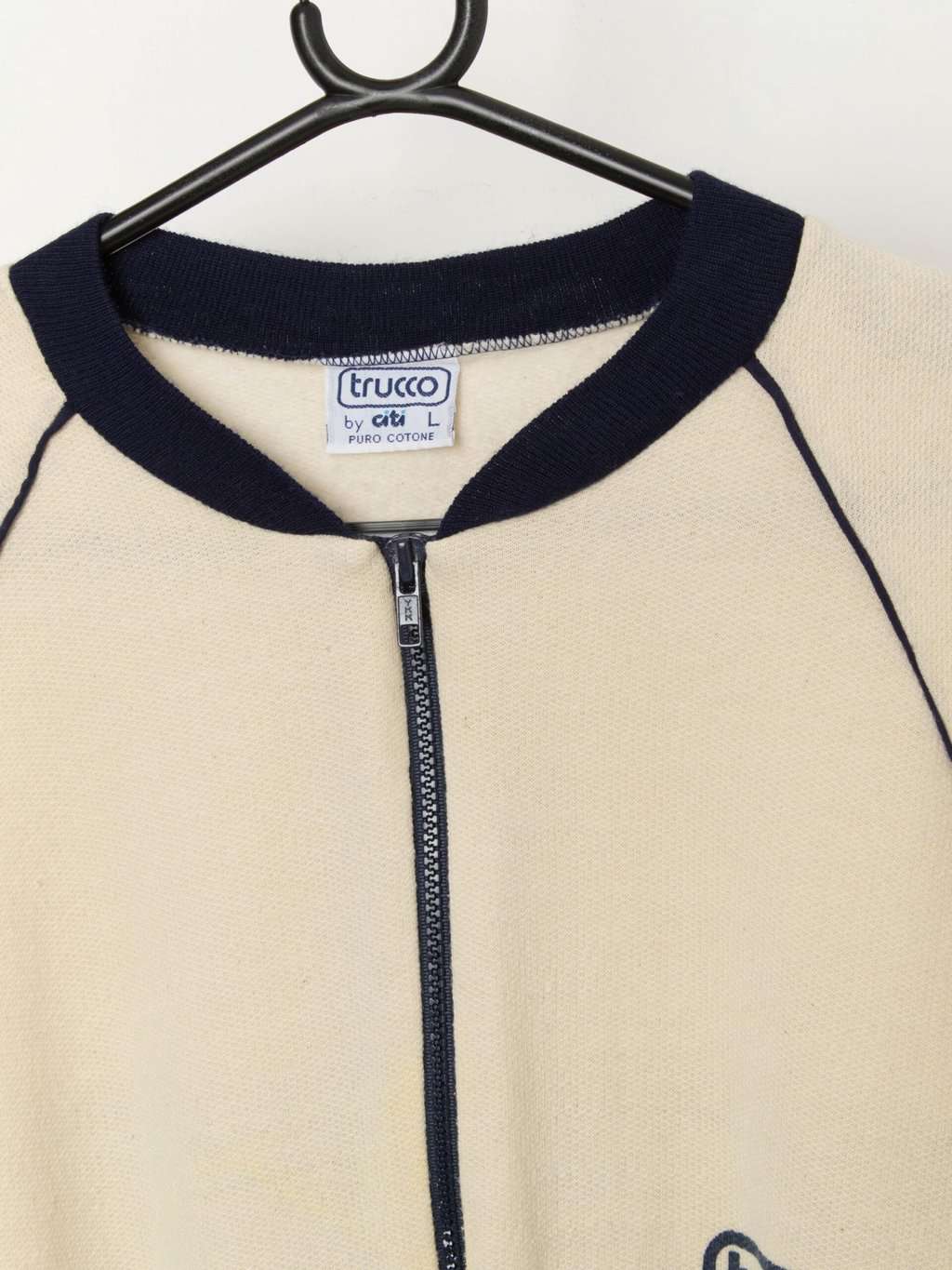 Vintage Trucco jacket cotton track jacket 80s graphic mountain - Medium - Image 3