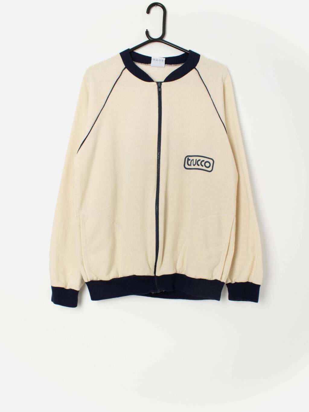 Vintage Trucco jacket cotton track jacket 80s graphic mountain - Medium - Image 2