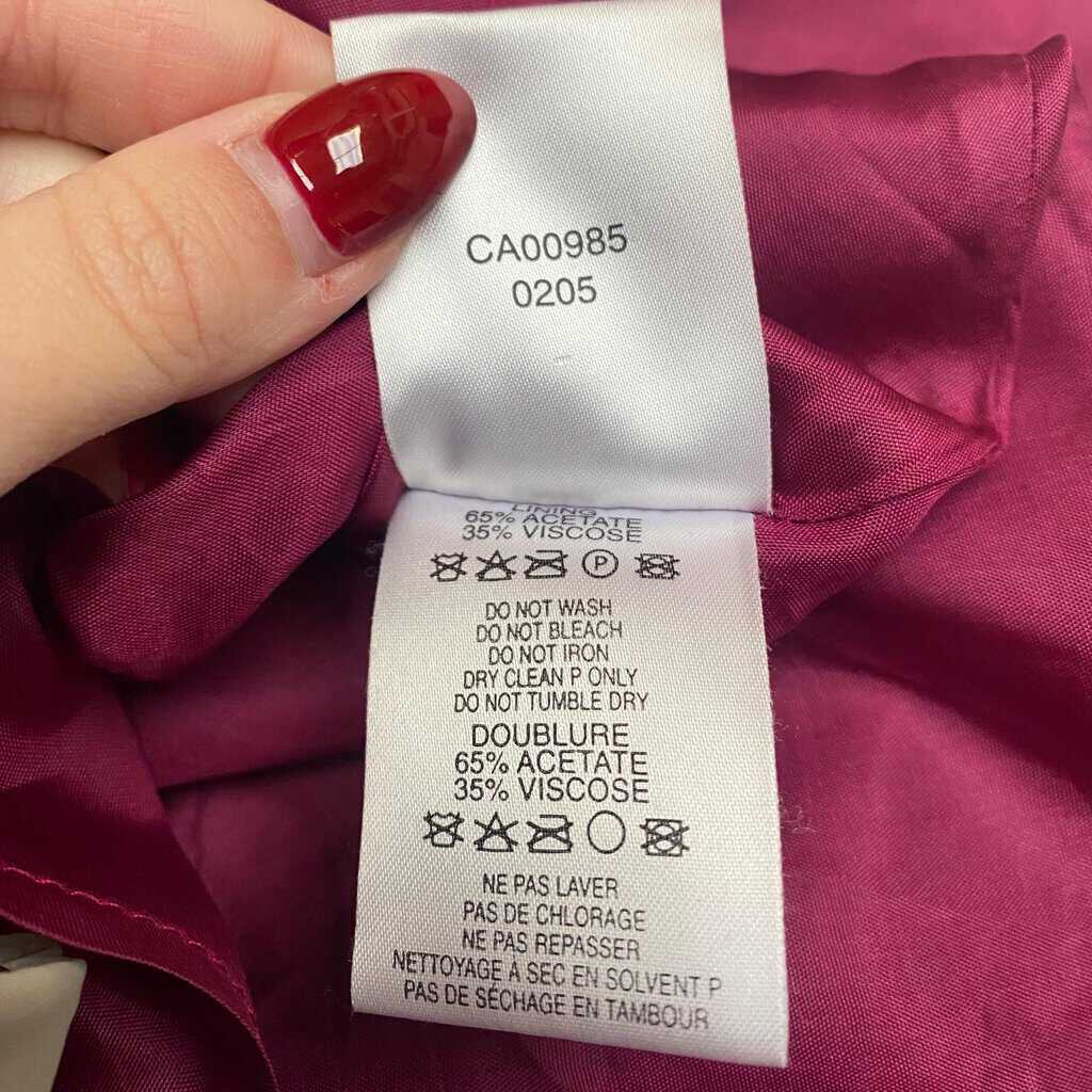 Pink plaid wool skirt by Hobbs London lined fuchsia Y2K preppy 27 waist - Small / Medium - Image 7