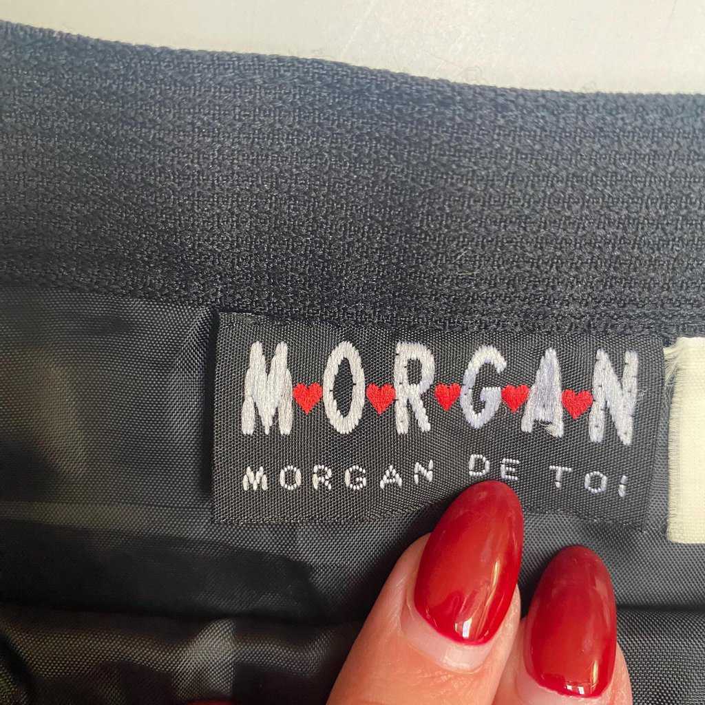 Y2K Morgan mini skirt Morgan De Toi mini wrap black skirt 25 waist - Small - Image 6