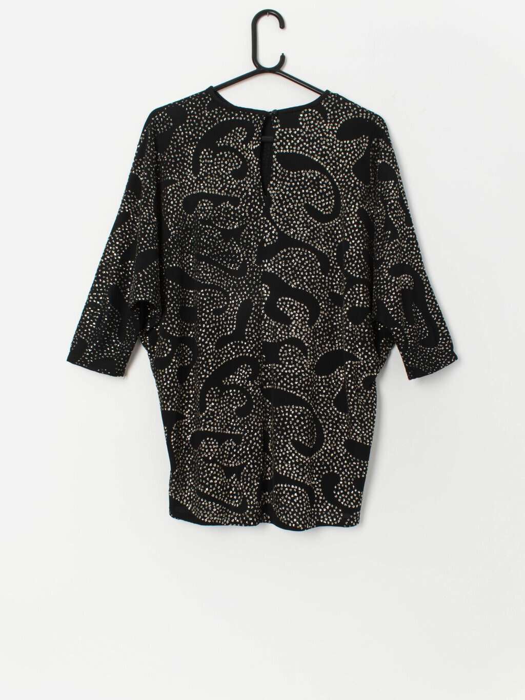 80s vintage sequin top, sparkly party top - Large - Image 3