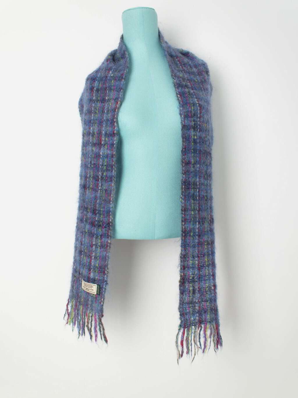 Vintage Mucros Weavers mohair scarf in purple - One size - Image 4