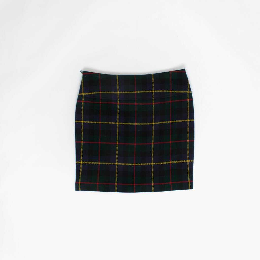Tartan wrap wool skirt with belt detail by Tommy Hilfiger - Small / Medium - Image 4