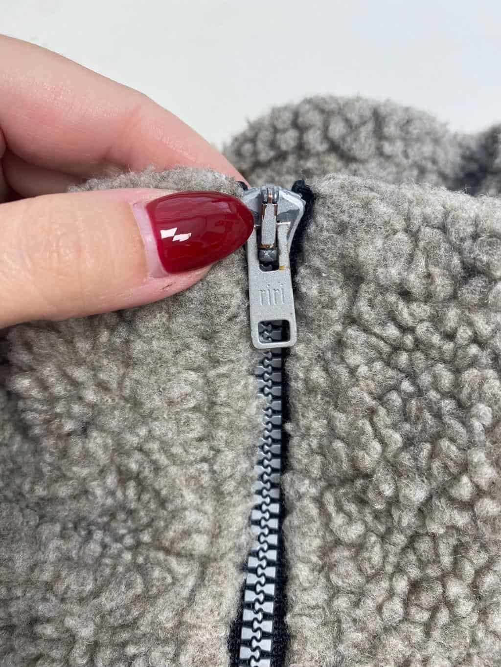 Vintage teddy fleece pullover jacket - M - Image 5