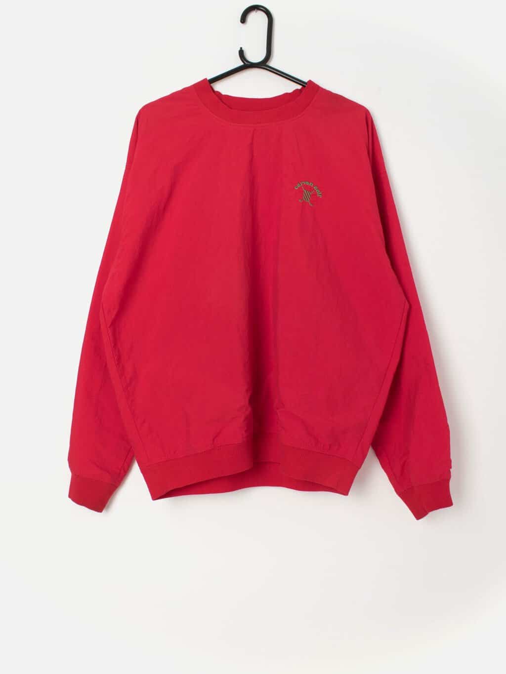 Carven Golf red sweatshirt pullover sweater jumper bright - Large