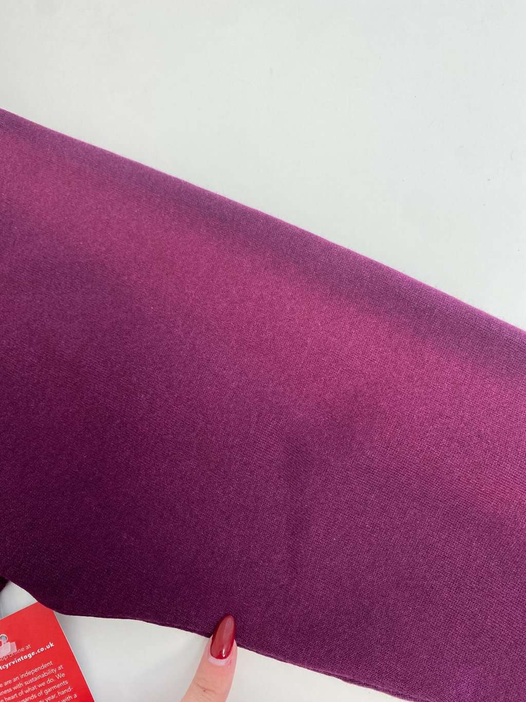 Floral sweatshirt 90s sweater plum collared pullover cottage core - Medium / Large - Image 6