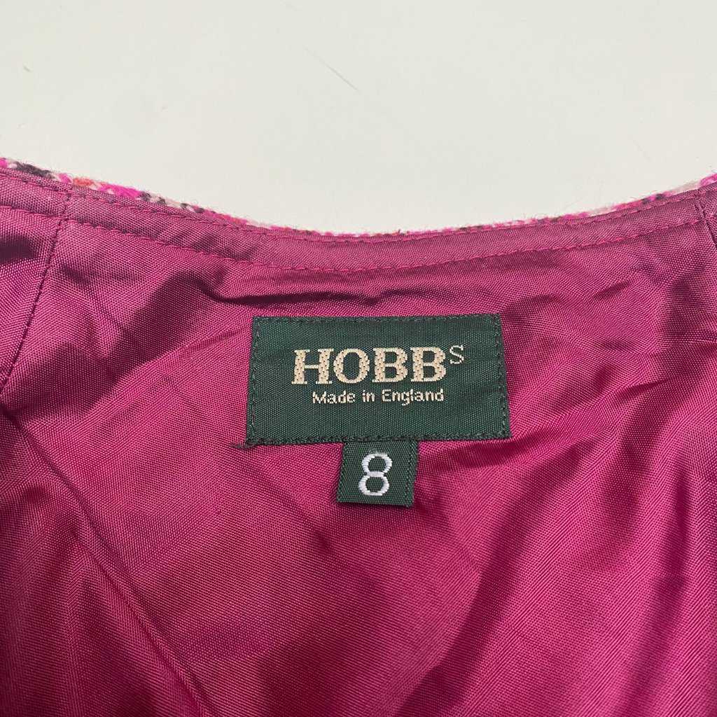 Pink plaid wool skirt by Hobbs London lined fuchsia Y2K preppy 27 waist - Small / Medium - Image 6