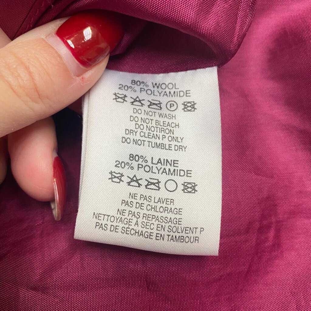 Pink plaid wool skirt by Hobbs London lined fuchsia Y2K preppy 27 waist - Small / Medium - Image 8