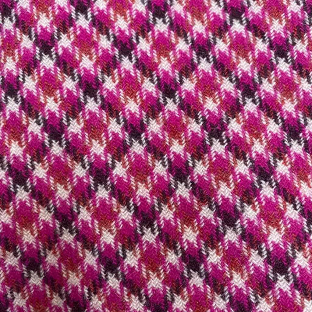 Pink plaid wool skirt by Hobbs London lined fuchsia Y2K preppy 27 waist - Small / Medium - Image 9