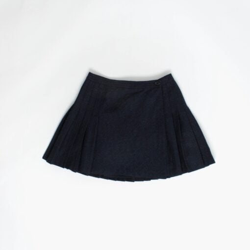Pleated wrap mini skirt in blue by Jack Wills - Small / Medium
