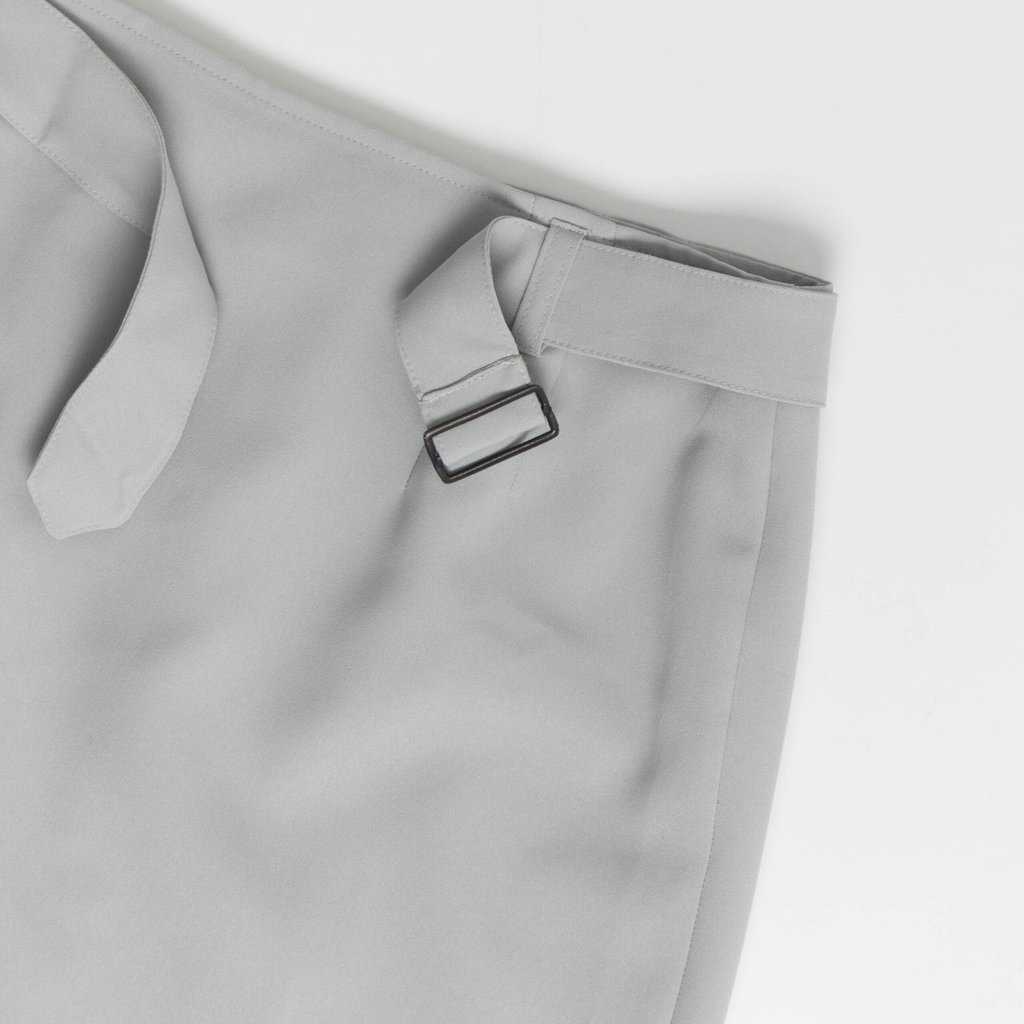 Belted mini skirt blue grey Y2K short vintage skirt 29 waist - Small / Medium - Image 3