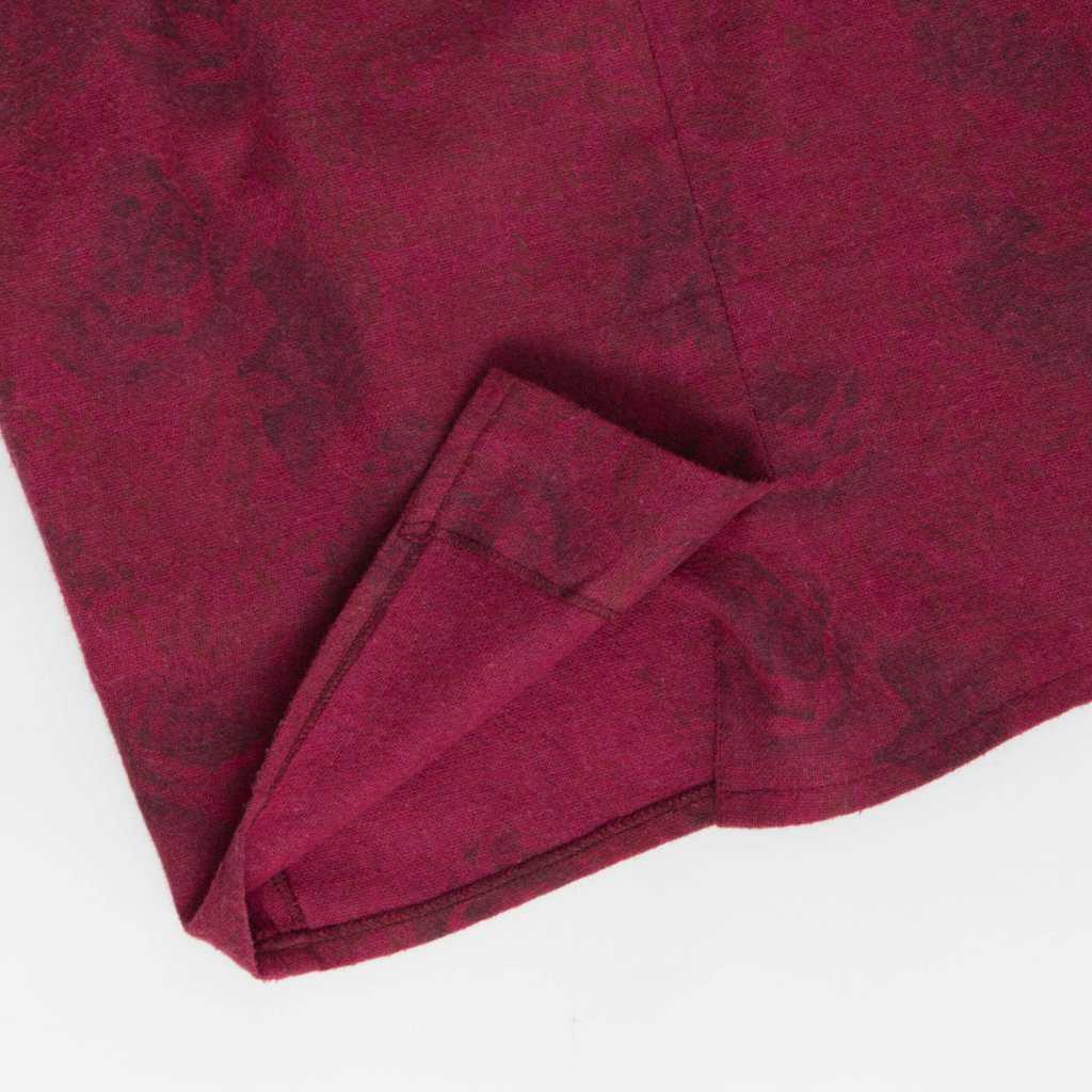 Pink vintage pencil skirt with rose pattern, lined floral short skirt, 90s Y2K, 28 waist - Small / Medium - Image 4