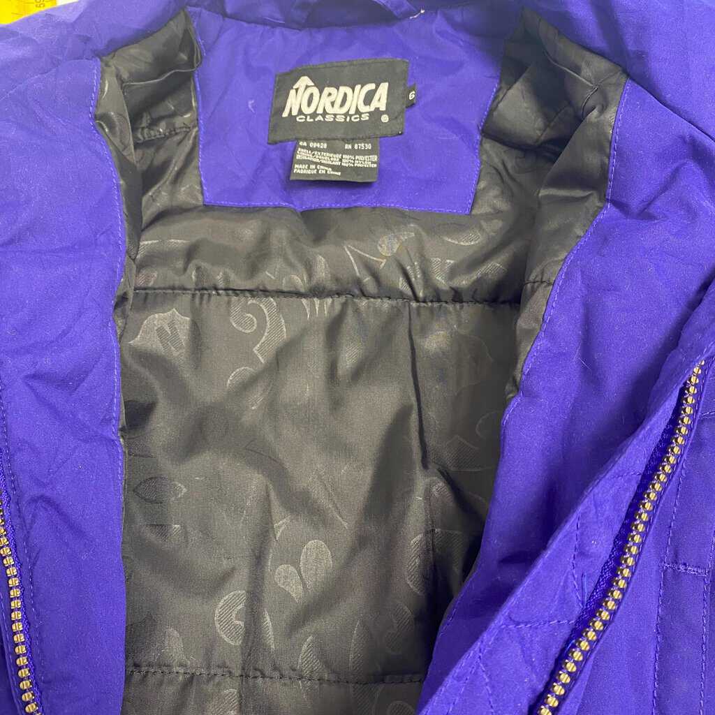 90s vintage insulated ski jacket, retro skiwear, purple snow sports jacket, Women’s - Medium - Image 8