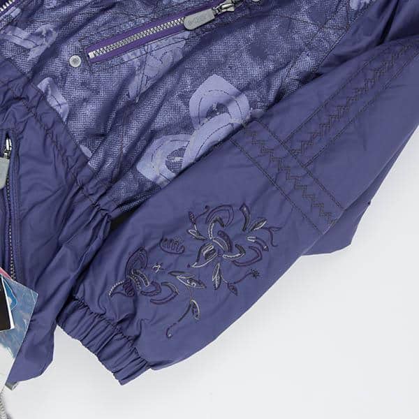 Womens Luhta purple hooded ski jacket, vintage deadstock with tags - Medium / Large - Image 5