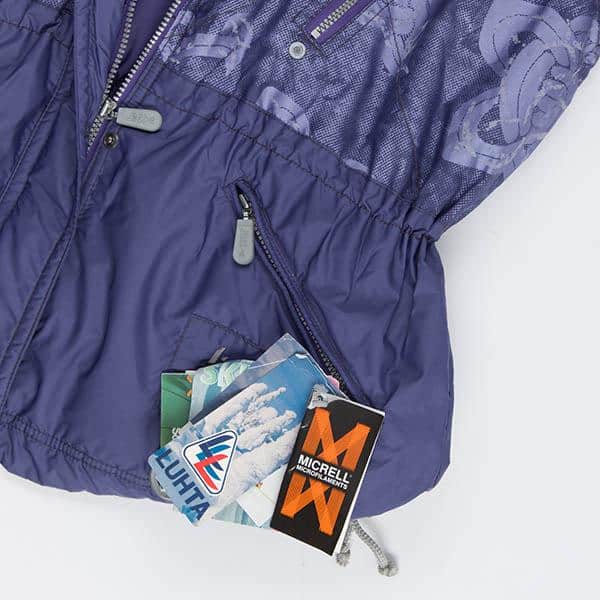 Womens Luhta purple hooded ski jacket, vintage deadstock with tags - Medium / Large - Image 6