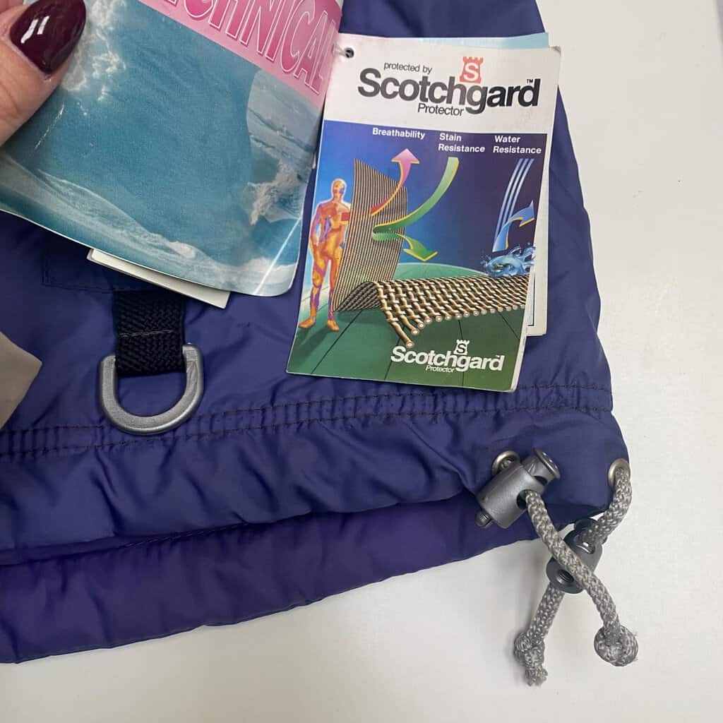 Womens Luhta purple hooded ski jacket, vintage deadstock with tags - Medium / Large - Image 9