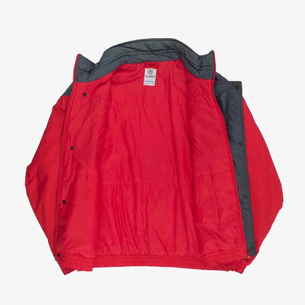 Mens red vintage Colmar ski jacket, 90s puffer jacket in red and grey - 2XL - Image 2