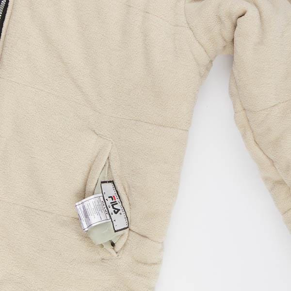 Rare 90s Fila reversible puffer jacket, fleece lined mens winter jacket - Large - Image 8